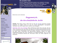 Tablet Screenshot of doggennetz.de